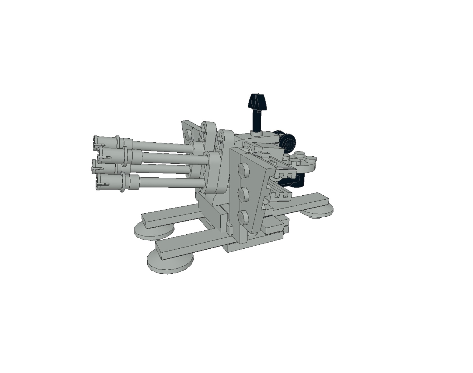 brickmania製ww2ドイツ軍オペルブリッツトラックとアハトアハト