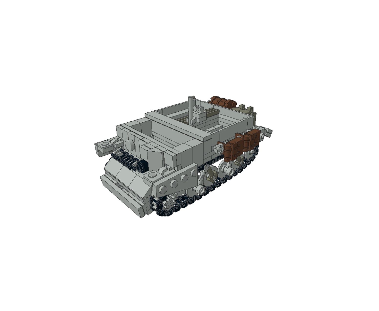 LEGO© WW2 イギリス軍ブレンガンキャリアー（ユニバーサル・キャリア 